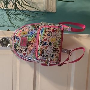 Loungefly Lisa frank iridescent mini backpack